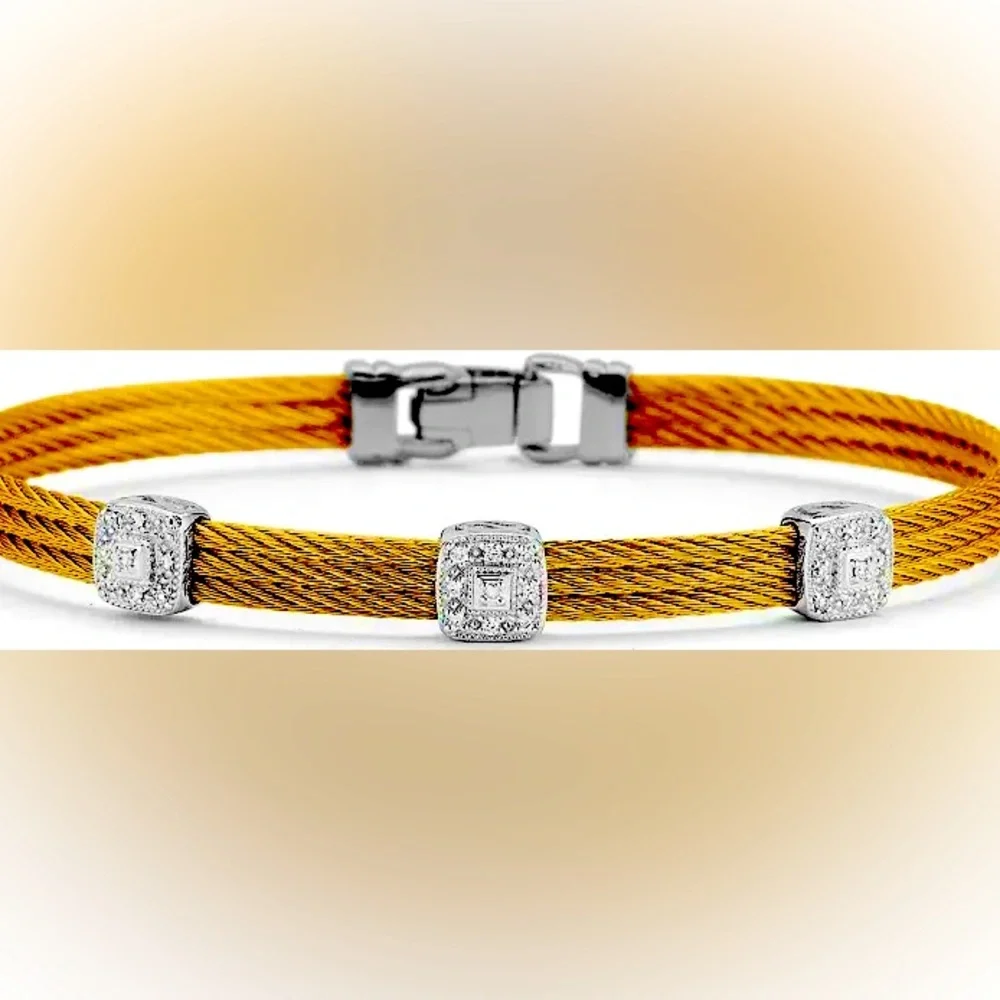 Alor Gold and Silver Bracelet - Picture 6 of 9